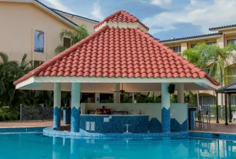 Wet Bar Family Pool at Sandos Playacar Beach Resort