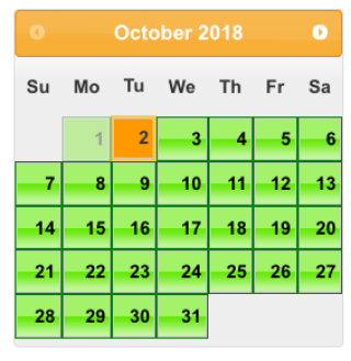 AllinclusivePromotions.com Availability Calendar